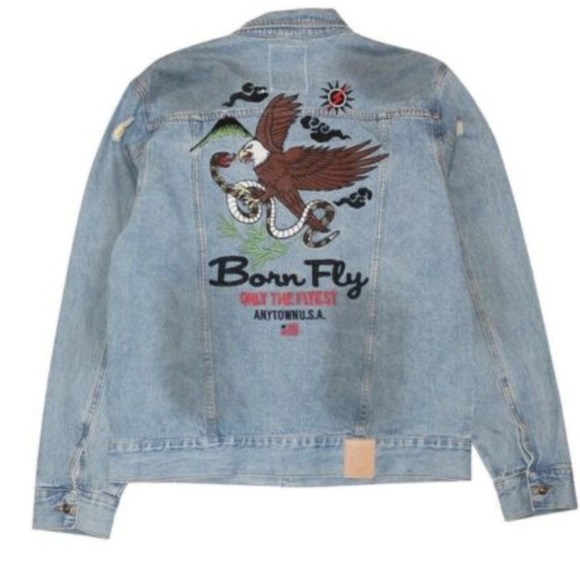born fly jean jacket